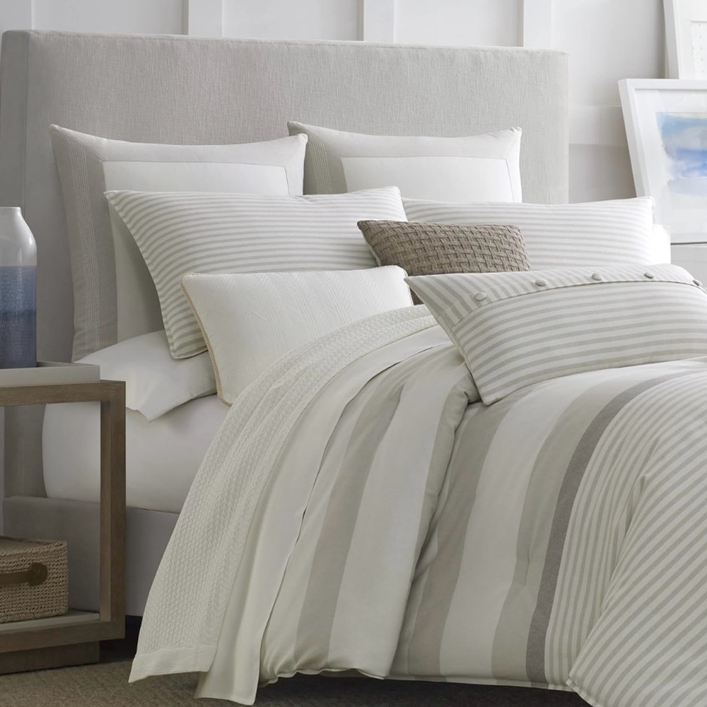 Nautica Saybrook Cotton Duvet Cover Set King - Picture 3 of 9